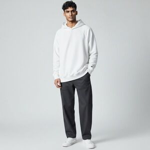 Fabletics White Year Round Terry Hoodie Large